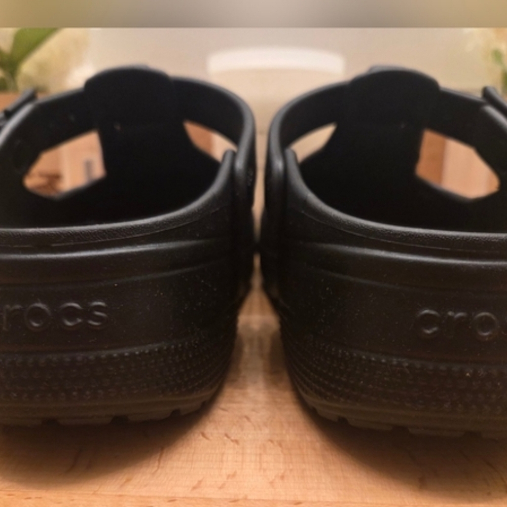 CROCS Classic Mary Jane Clog Black Size Women's 7 - Picture 4 of 5